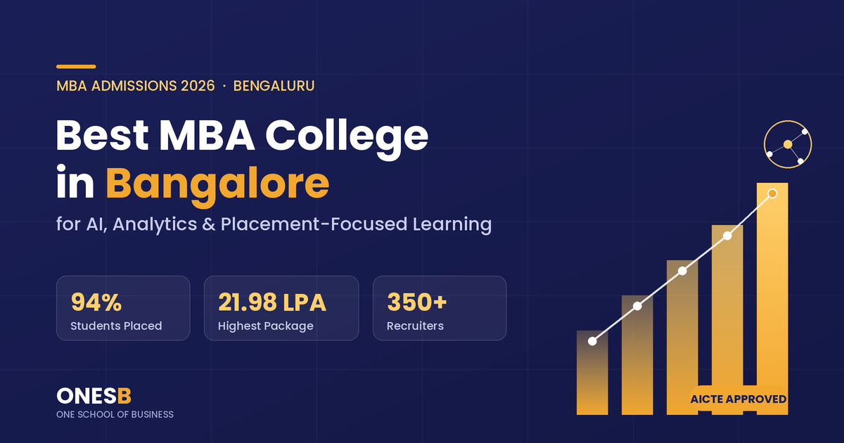 Best MBA College in Bangalore for AI, Analytics and Placement-Focused Learning